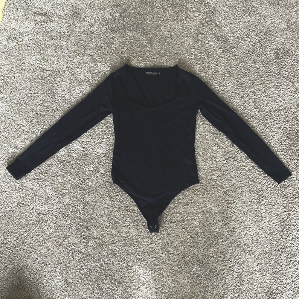 Black Abercrombie bodysuit
